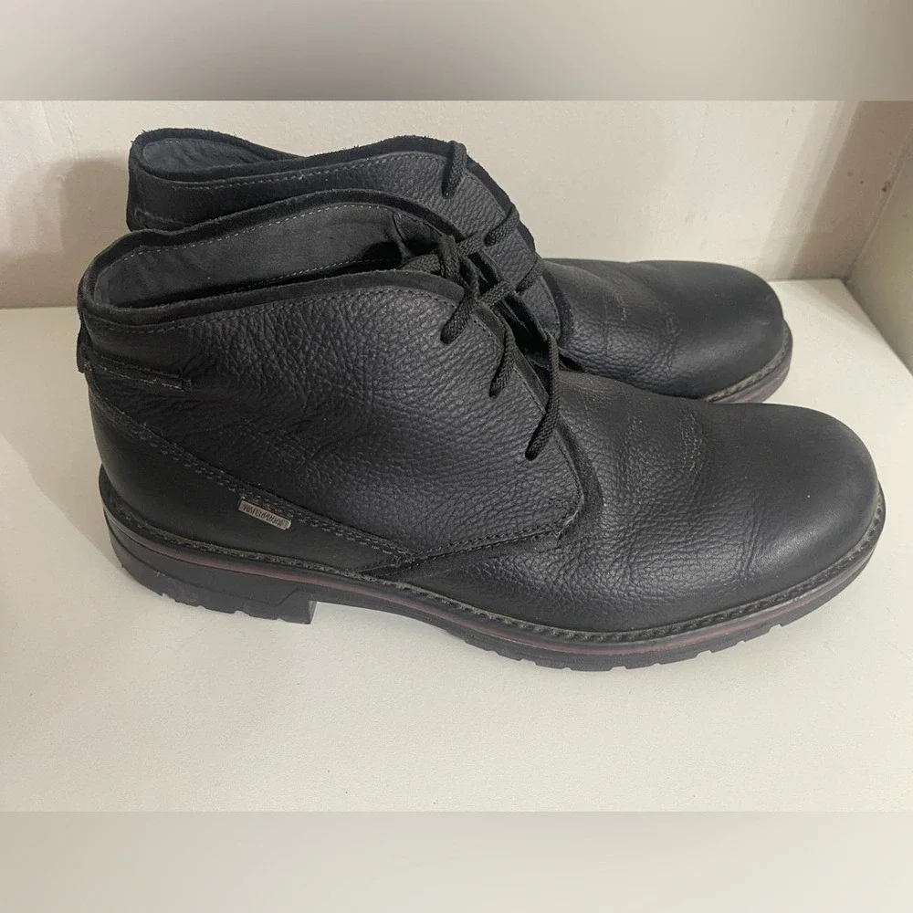 Clarks Black Leather Chukka Boots‎ for Men Size 11